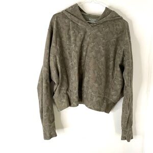 Athleta Farallon Camo Hoodie Soft Cozy Pullover Sweatshirt